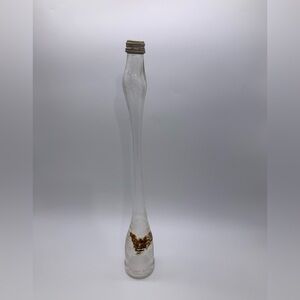 Vintage 17” Stretched Art Glass FANTA Bottle With Vintage Decorative Decal